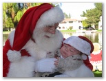 Santa at Christmas Island 2014