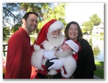 Santa at Christmas Island 2014