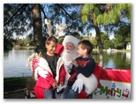 Santa at Christmas Island 2014