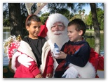 Santa at Christmas Island 2014