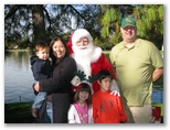 Santa at Christmas Island 2014