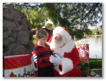 Santa at Christmas Island 2014