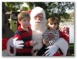 Santa at Christmas Island 2014