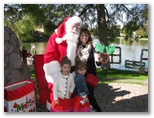 Santa at Christmas Island 2014