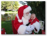 Santa at Christmas Island 2014