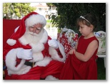 Santa at Christmas Island 2014