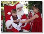 Santa at Christmas Island 2014