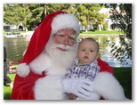 Santa at Christmas Island 2014