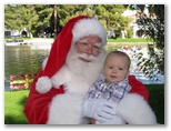 Santa at Christmas Island 2014