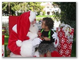 Santa at Christmas Island 2014