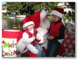 Santa at Christmas Island 2014