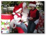 Santa at Christmas Island 2014