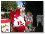 Santa at Christmas Island 2014