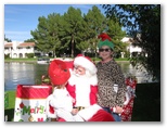 Santa at Christmas Island 2014