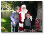 Santa at Christmas Island 2014