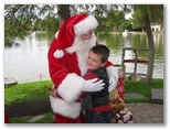 Santa at Christmas Island 2014