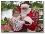 Santa at Christmas Island 2014