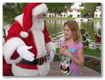 Santa at Christmas Island 2014