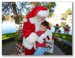 Santa at Christmas Island 2014