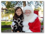 Santa at Christmas Island 2014