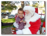 Santa at Christmas Island 2014