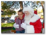 Santa at Christmas Island 2014