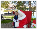 Santa at Christmas Island 2014