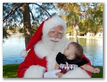 Santa at Christmas Island 2014