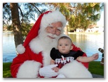 Santa at Christmas Island 2014