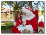 Santa at Christmas Island 2014