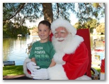 Santa at Christmas Island 2014