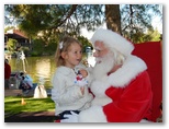 Santa at Christmas Island 2014