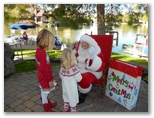 Santa at Christmas Island 2014