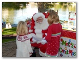 Santa at Christmas Island 2014