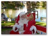 Santa at Christmas Island 2014