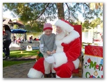 Santa at Christmas Island 2014