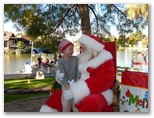 Santa at Christmas Island 2014