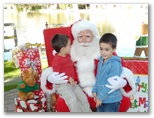 Santa at Christmas Island 2014