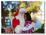 Santa at Christmas Island 2014