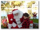 Santa at Christmas Island 2014