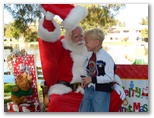 Santa at Christmas Island 2014