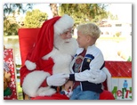 Santa at Christmas Island 2014