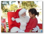 Santa at Christmas Island 2014