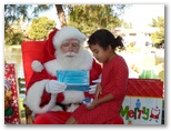 Santa at Christmas Island 2014