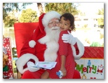 Santa at Christmas Island 2014