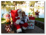 Santa at Christmas Island 2014