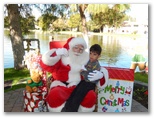 Santa at Christmas Island 2014