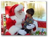 Santa at Christmas Island 2014