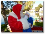 Santa at Christmas Island 2014