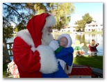 Santa at Christmas Island 2014